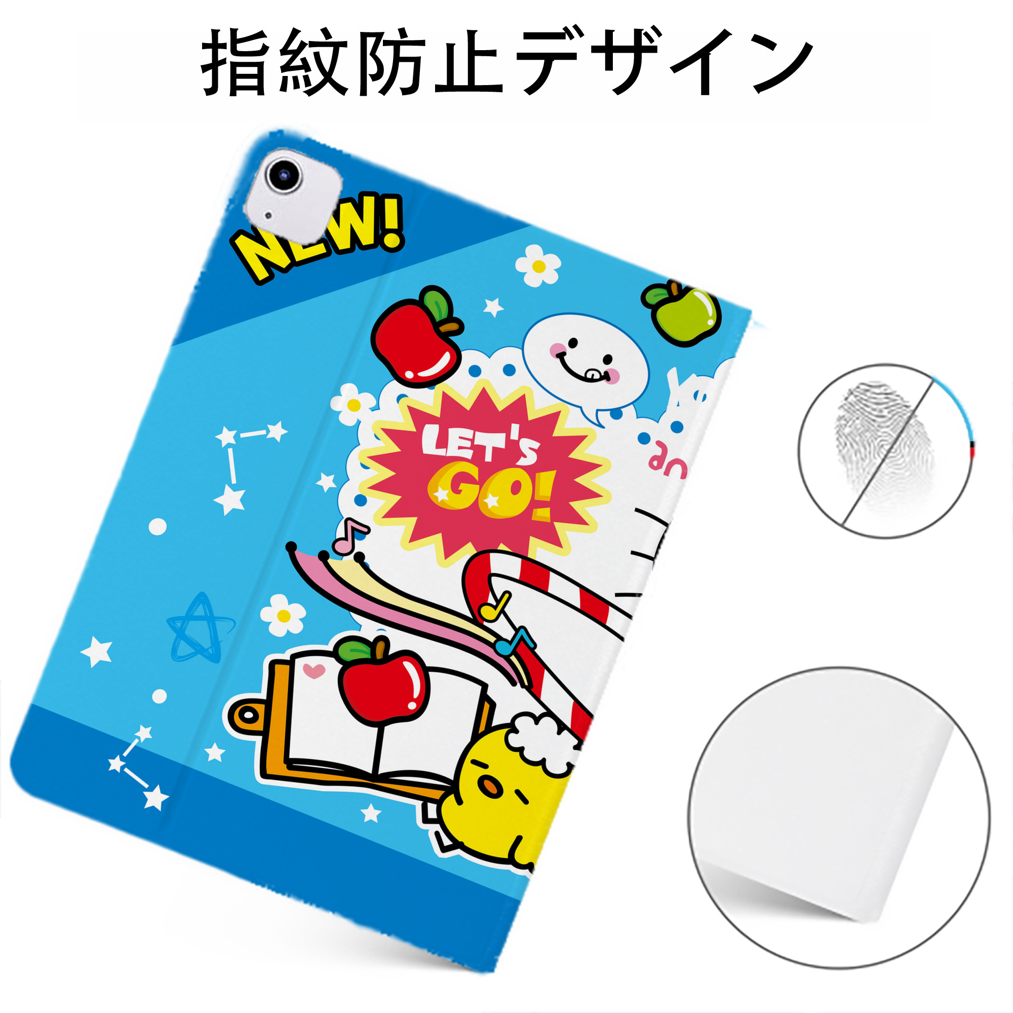 （画像用） Hello Kitty ハローキティ IPadケース ペンホルダー付き ブックスタイルデザイン